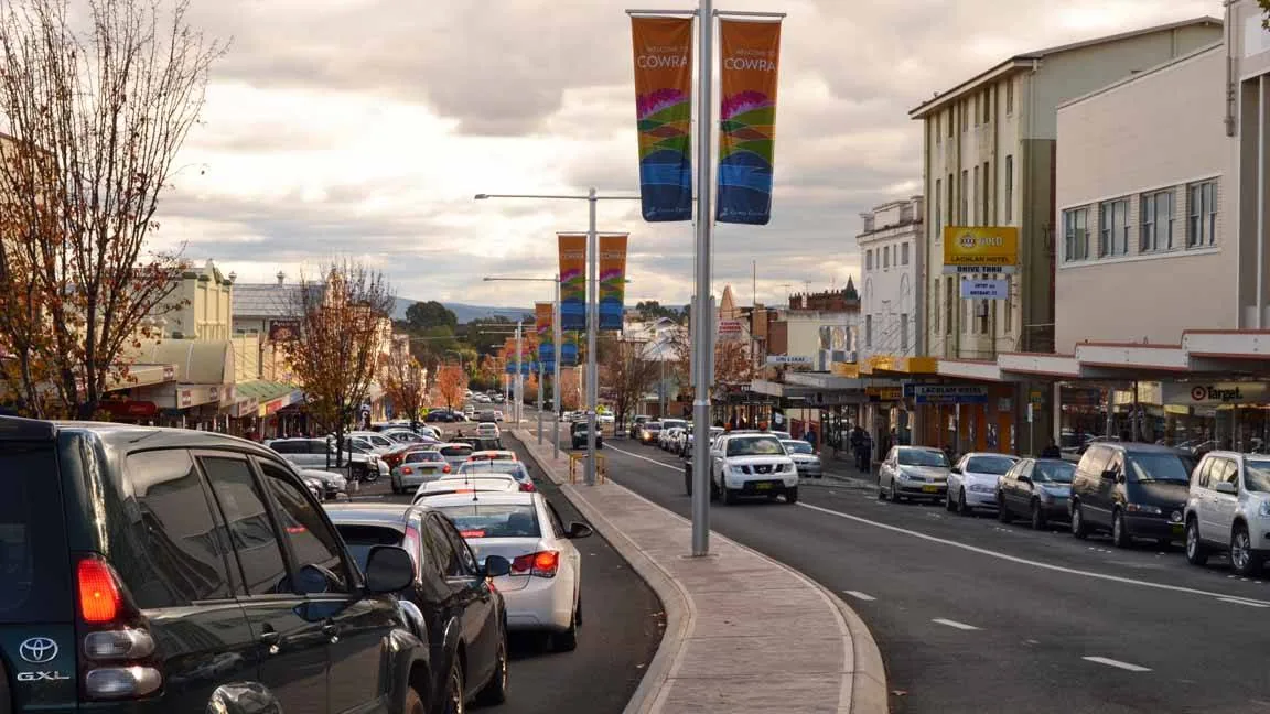 The main street of Cowra