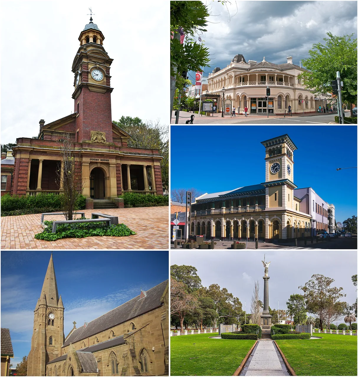 Photomontage of Maitland, New South Wales