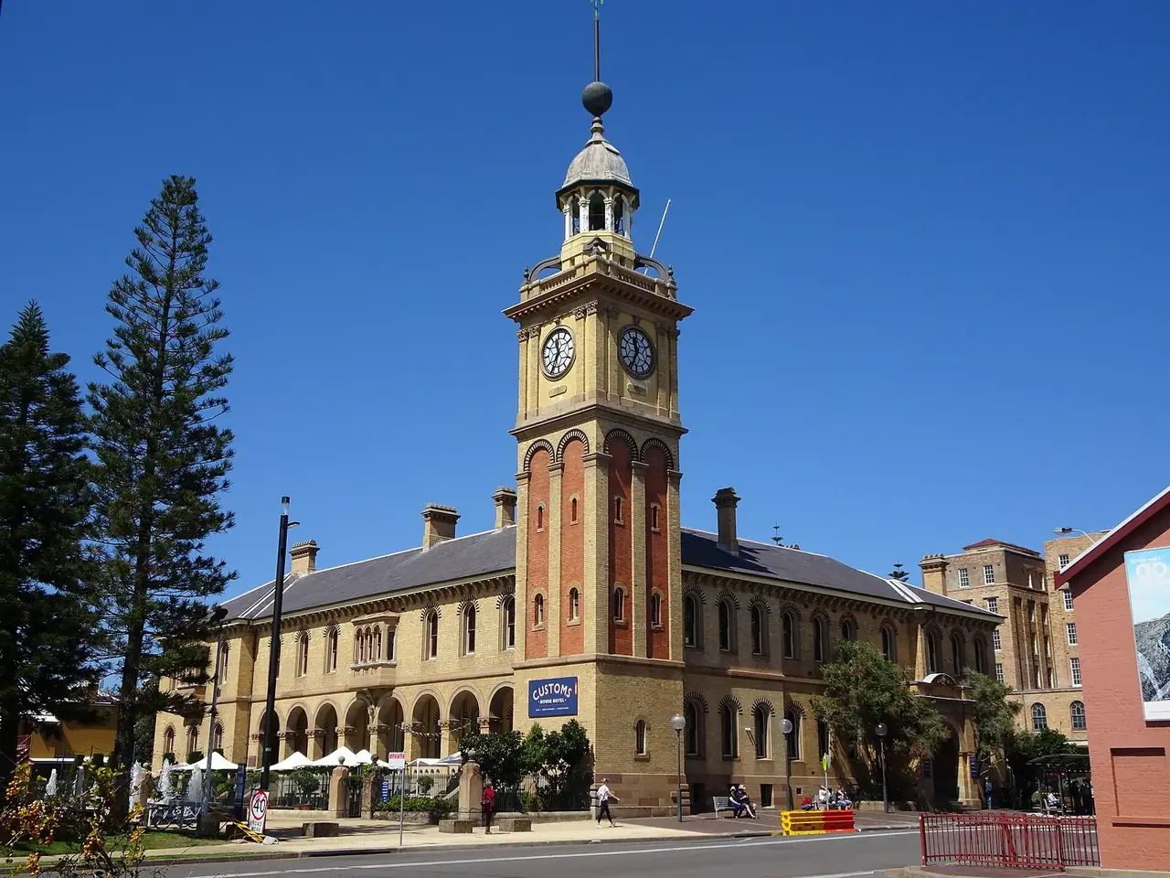 The Custom House, Newcastle, NSW, 28 September 2018. Built 1877 by New South Wales Colonial Architect James Barnet and extended 1899 in similar Italianate Renaissance Revival styl…