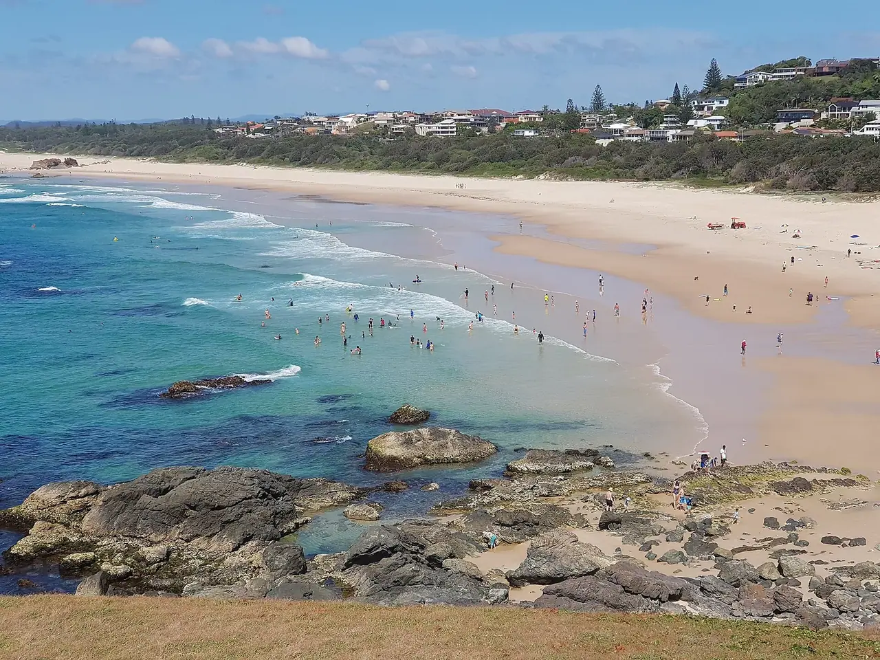 Lighthouse Beach, from Tacking Point Light, Port Macquarie, nSW