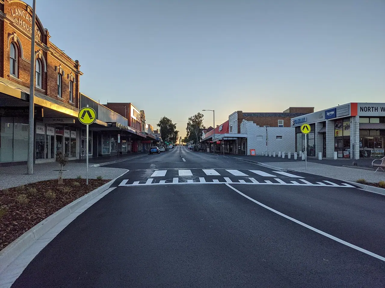The Main Street of Ulverstone in 2021