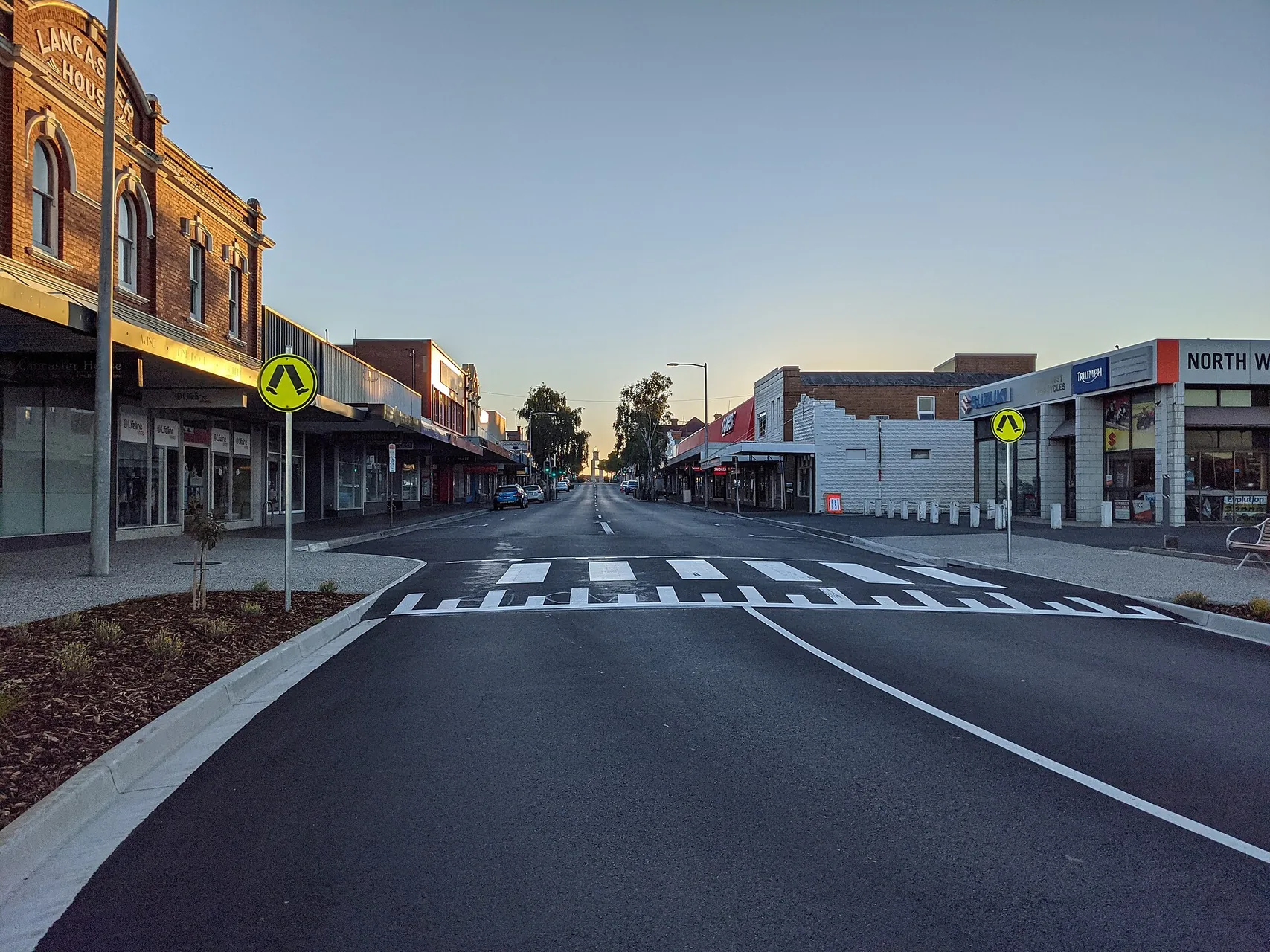 The Main Street of Ulverstone in 2021