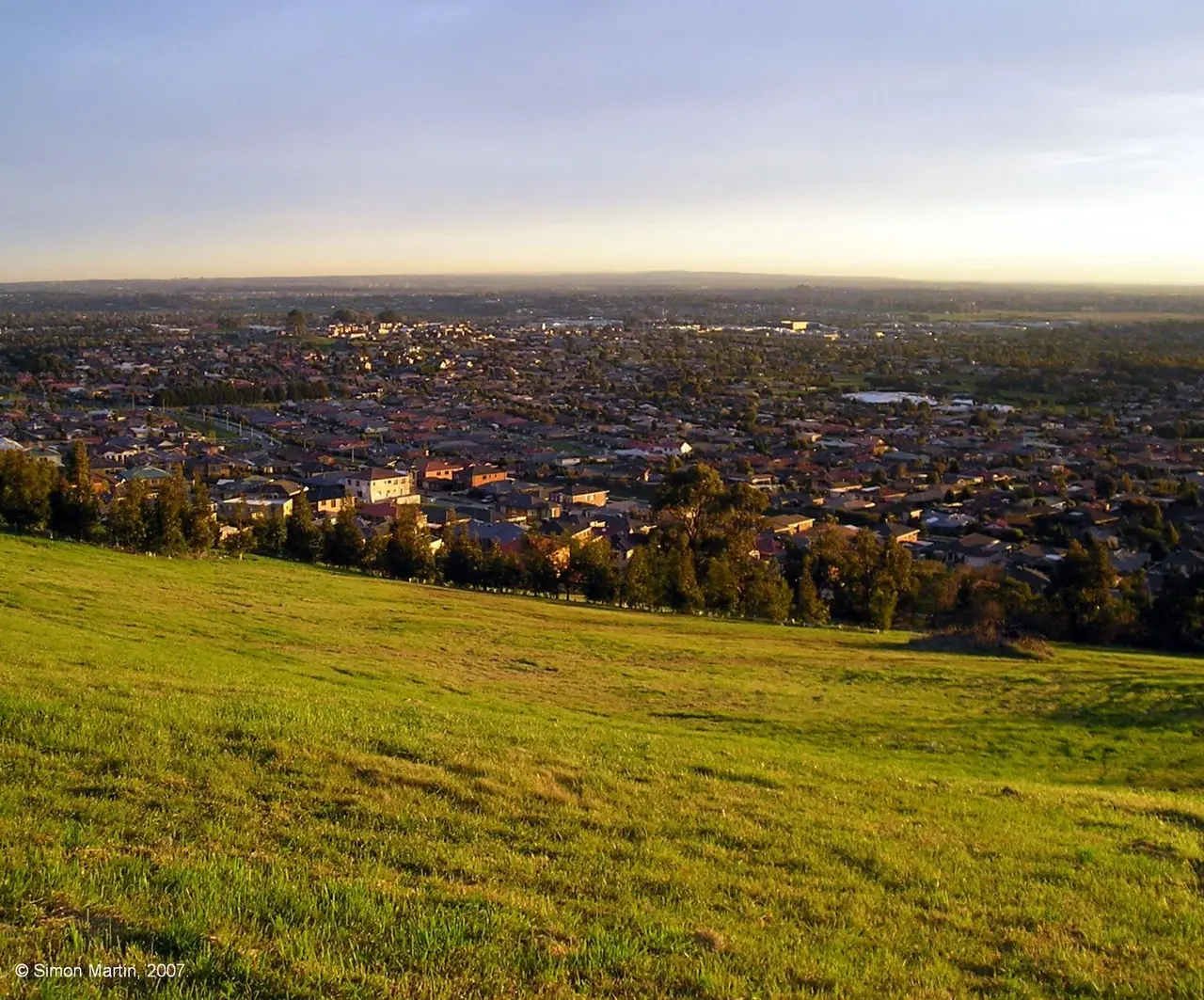 I took this photo in August, 2007. It's an overview of the Berwick, Timbarra and Narre Warren areas.
