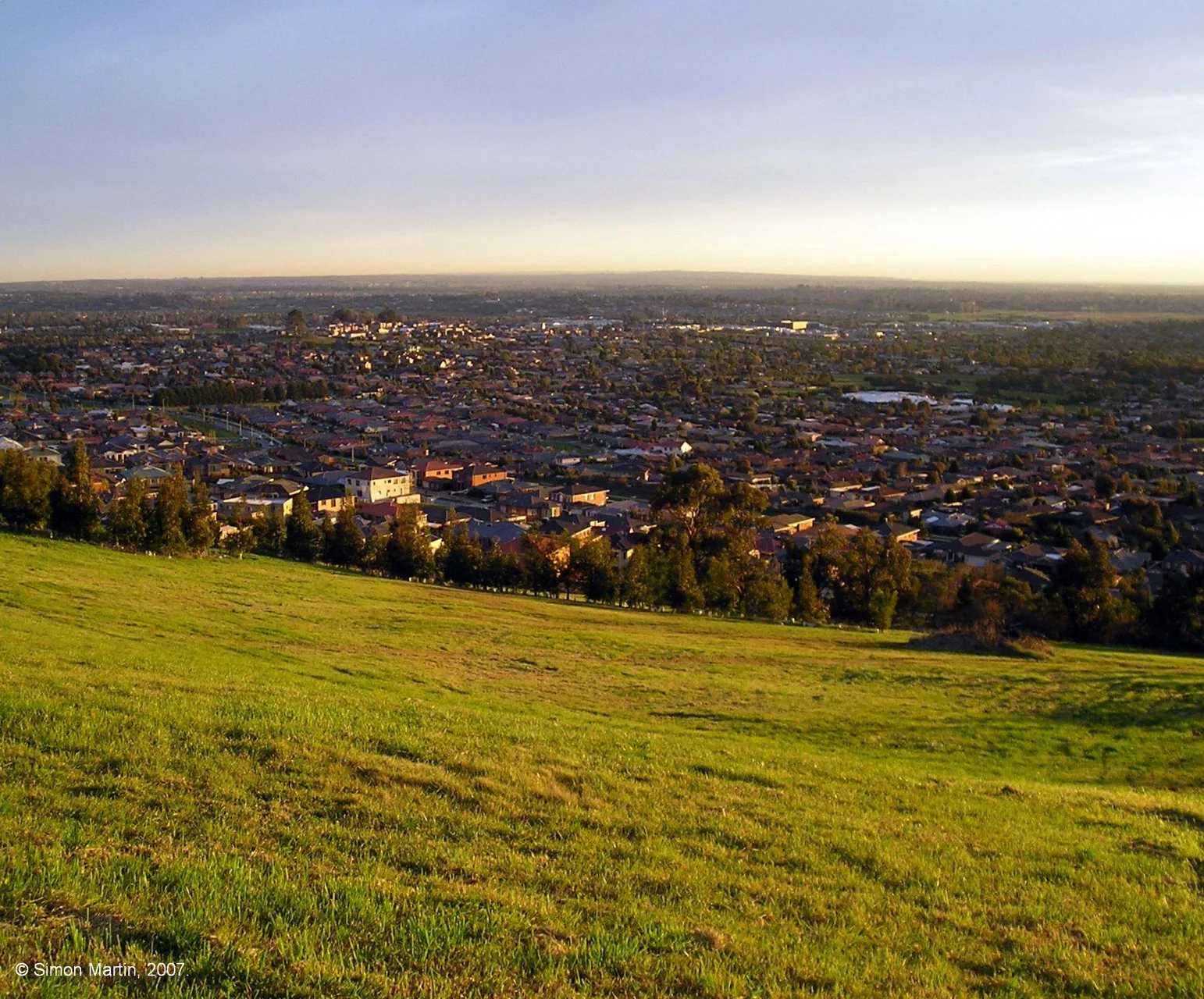 I took this photo in August, 2007. It's an overview of the Berwick, Timbarra and Narre Warren areas.