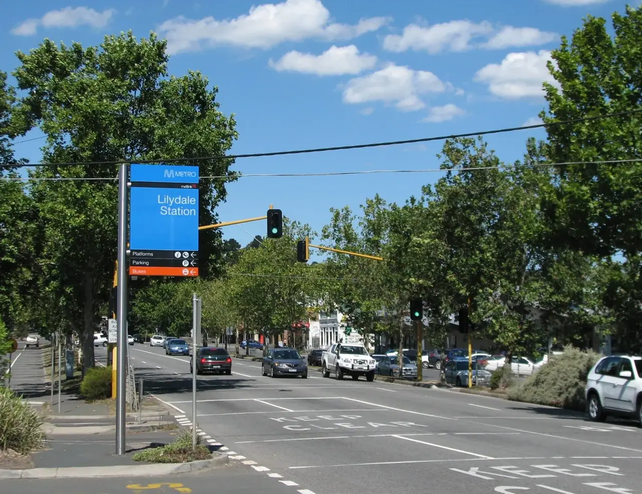 Maroondah Highway, Lilydale, Victoria, Australia
