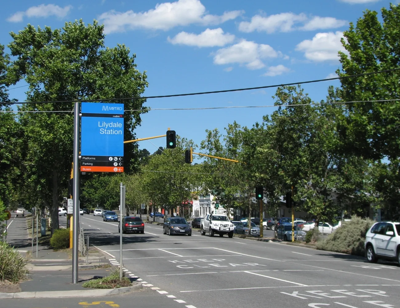 Maroondah Highway, Lilydale, Victoria, Australia