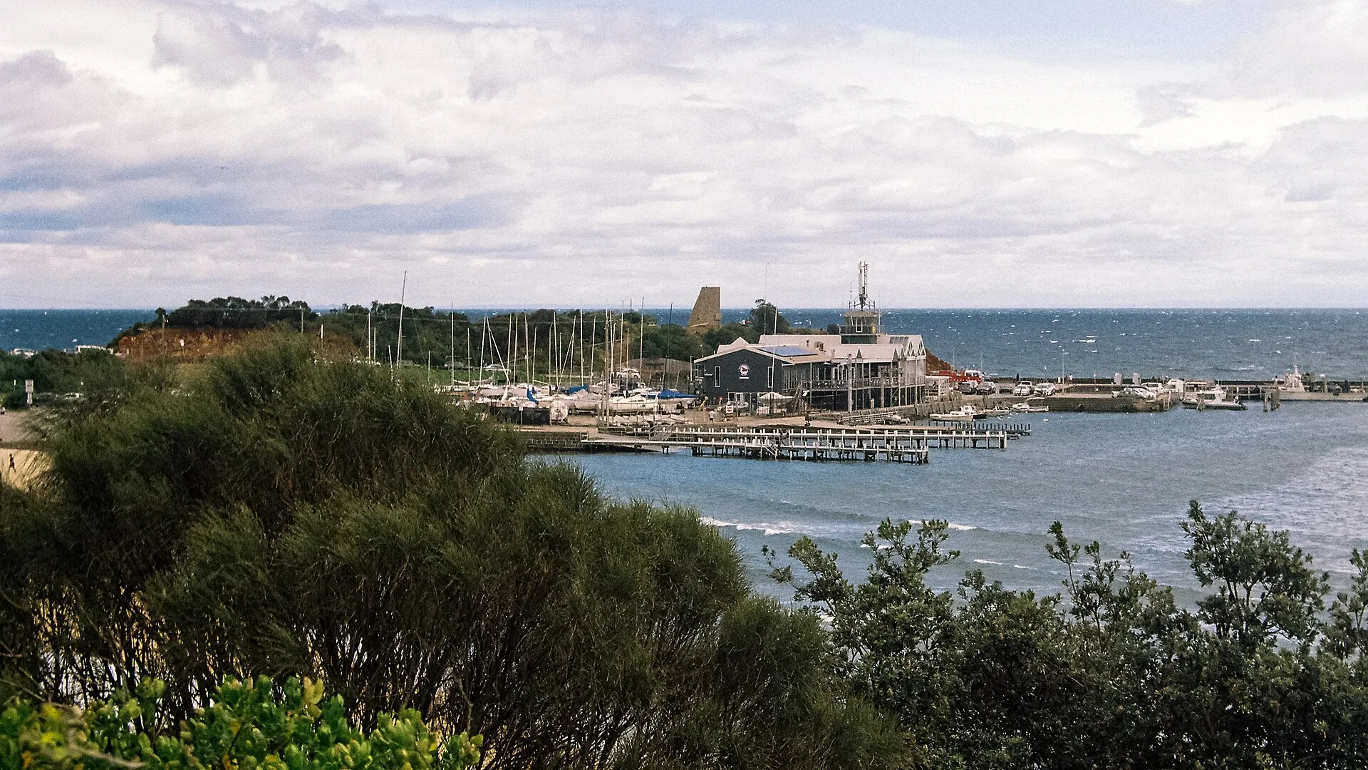 Mornington Victoria the yacht club and Pier in the background
