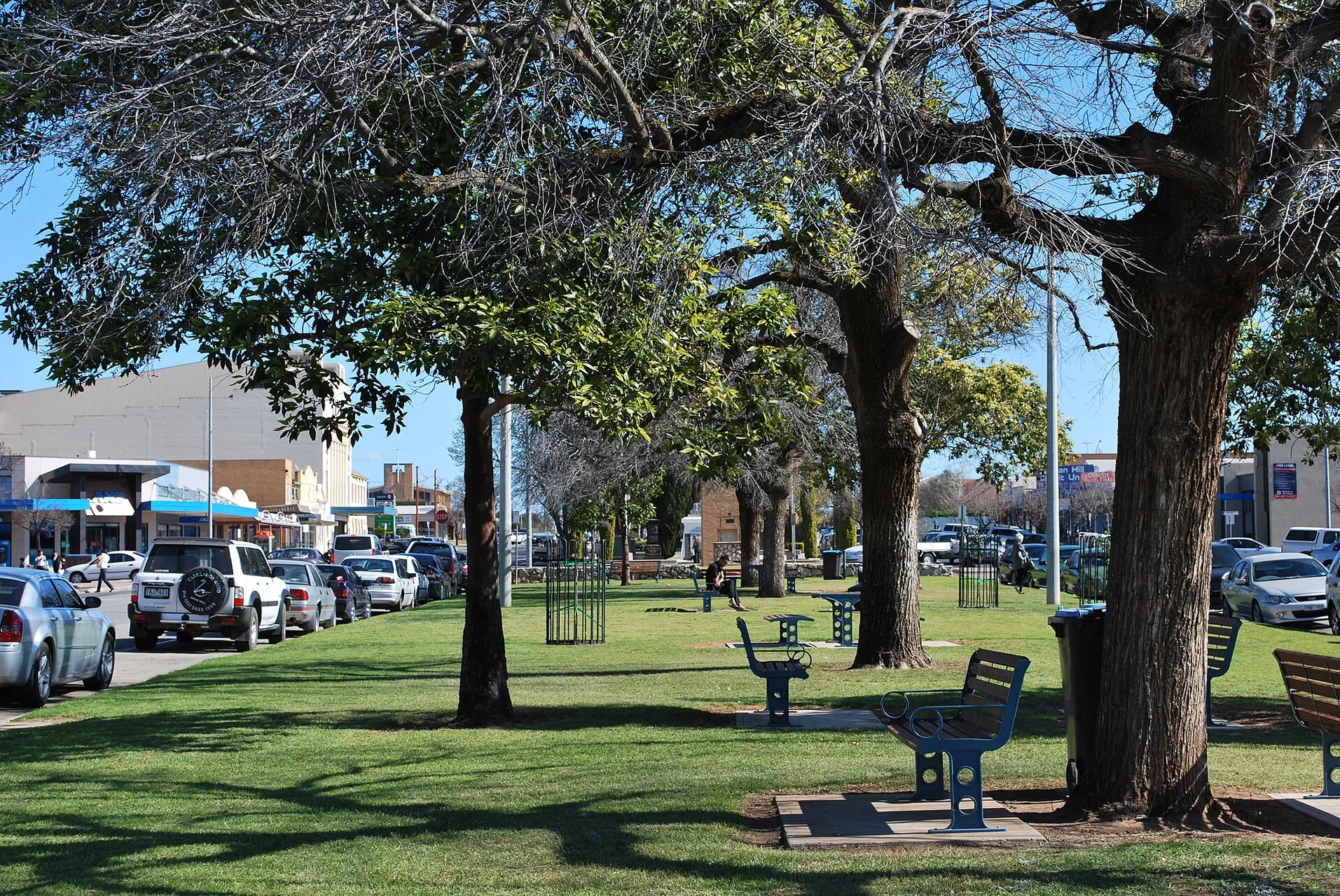 A park in en:Swan Hill, Victoria