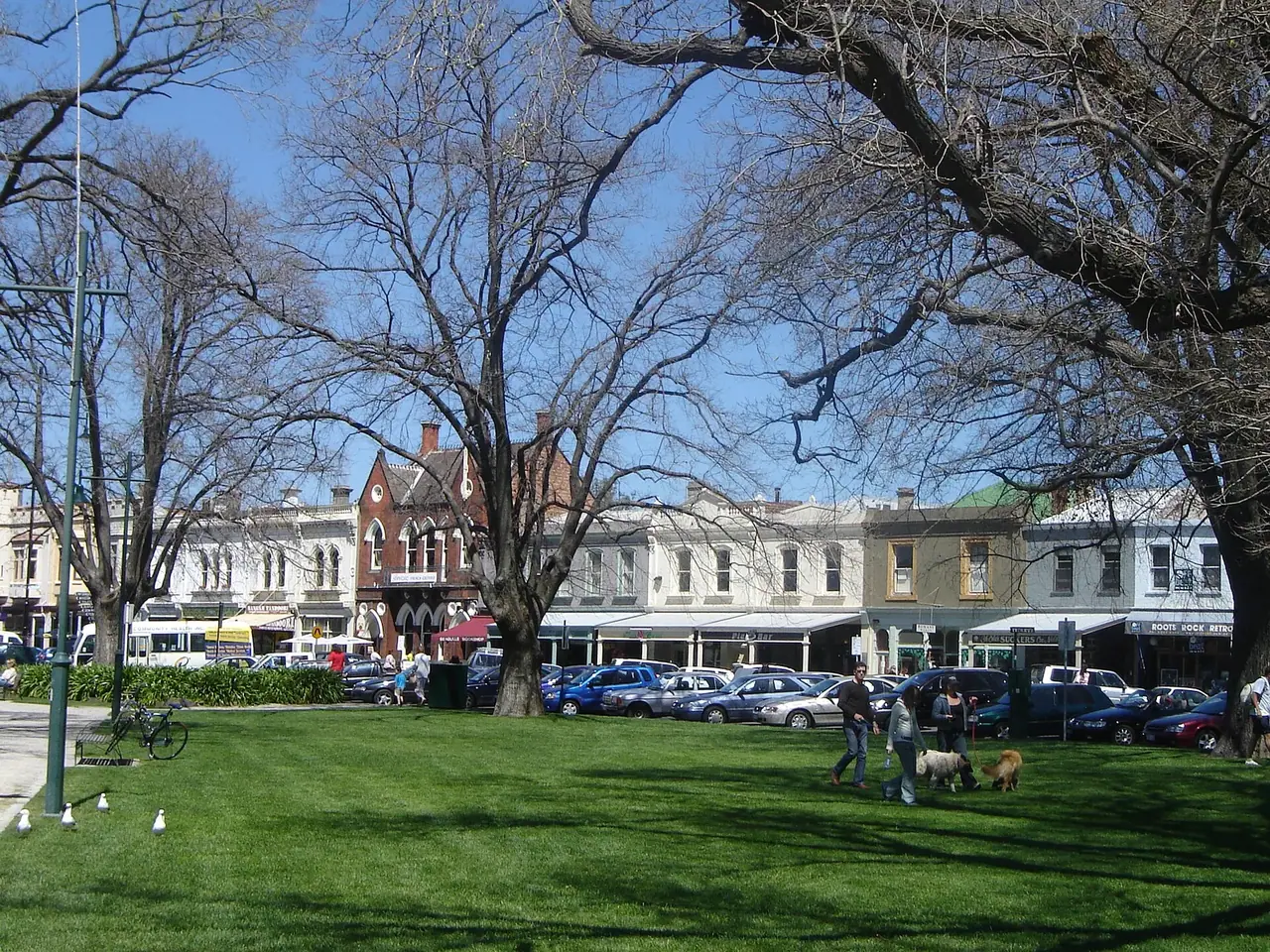 Nelson Place, in the restaurant precinct, Williamstown, Victoria.