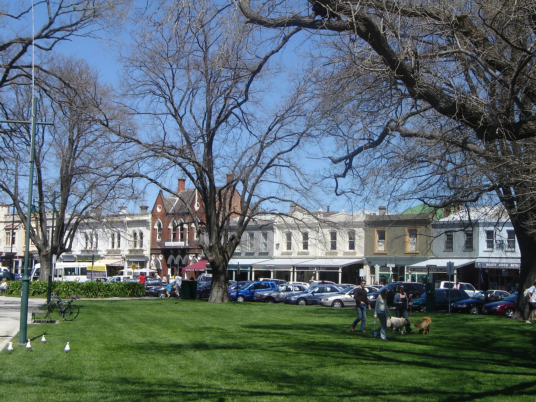Nelson Place, in the restaurant precinct, Williamstown, Victoria.
